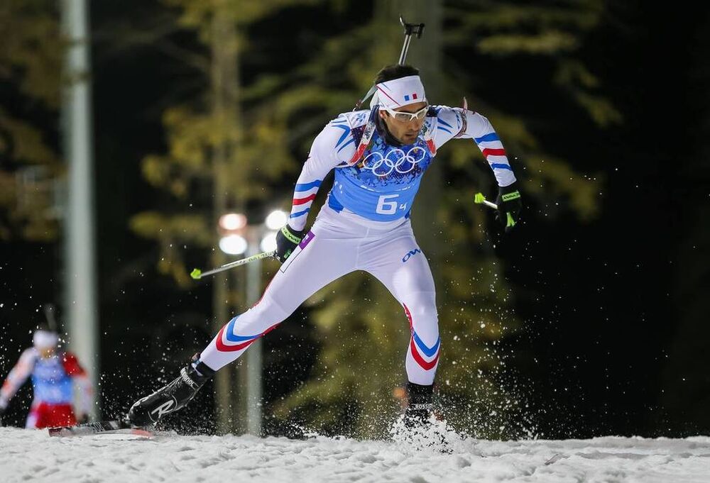 22.02.2014, Sochi, Russia (RUS): Martin Fourcade (FRA)Rossignol, Rottefella, OneWay, Toko- XXII. Olympic Winter Games Sochi 2014, biathlon, relay men, Sochi (RUS). www.nordicfocus.com. © NordicFocus. Every downloaded picture is fee-liable. NordicFocus 22.02.2014, Sochi, Russia (RUS): Martin Fourcade (FRA)Rossignol, Rottefella, OneWay, Toko- XXII. Olympic Winter Games Sochi 2014, biathlon, relay men, Sochi (RUS). www.nordicfocus.com. © NordicFocus. Every downloaded picture is fee-liable.