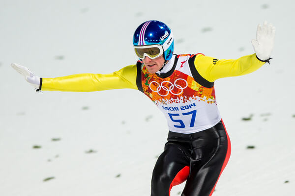 08.02.2014, Sochi, Russia (RUS): Severin Freund (GER), Fischer- XXII. Olympic Winter Games Sochi 2014, ski jumping, individual HS106, qualification, Sochi (RUS). www.nordicfocus.com. © NordicFocus. Every downloaded picture is fee-liable. NordicFocus