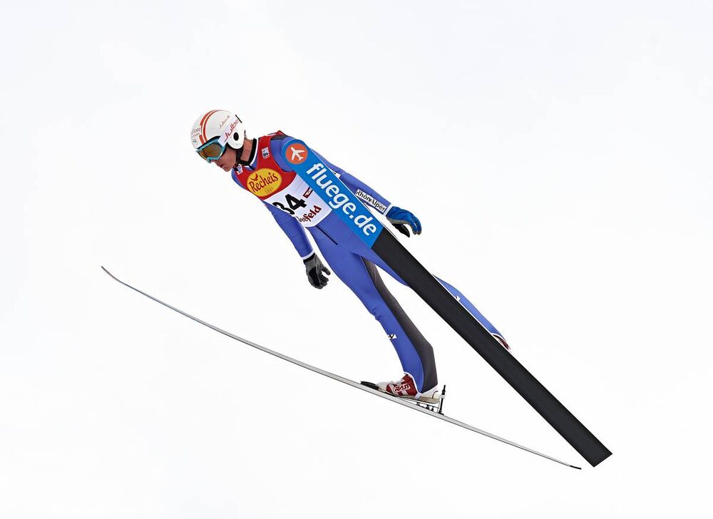 16.01.2014, Seefeld, Austria (AUT): Hugo Buffard (FRA)- FIS world cup nordic combined, training, Seefeld (AUT). www.nordicfocus.com. © Felgenhauer/NordicFocus. Every downloaded picture is fee-liable.