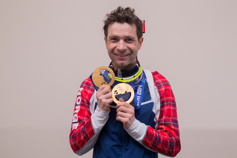 21.02.2014, Sochi, Russia (RUS): Ole Einar Bjoerndalen (NOR)- XXII. Olympic Winter Games Sochi 2014, biathlon, medals, Sochi (RUS). www.nordicfocus.com. © NordicFocus. Every downloaded picture is fee-liable. NordicFocus 21.02.2014, Sochi, Russia (RUS): Ole Einar Bjoerndalen (NOR)- XXII. Olympic Winter Games Sochi 2014, biathlon, medals, Sochi (RUS). www.nordicfocus.com. © NordicFocus. Every downloaded picture is fee-liable.