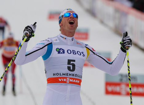 08.03.2014, Oslo, Norway (NOR): Daniel Rickardsson (SWE), Fischer, One Way, Rottefella, Craft- FIS world cup cross-country, mass men, Oslo (NOR). www.nordicfocus.com. © Laiho/NordicFocus. Every downloaded picture is fee-liable. NordicFocus 08.03.2014, Oslo, Norway (NOR): Daniel Rickardsson (SWE), Fischer, One Way, Rottefella, Craft- FIS world cup cross-country, mass men, Oslo (NOR). www.nordicfocus.com. © Laiho/NordicFocus. Every downloaded picture is fee-liable.
