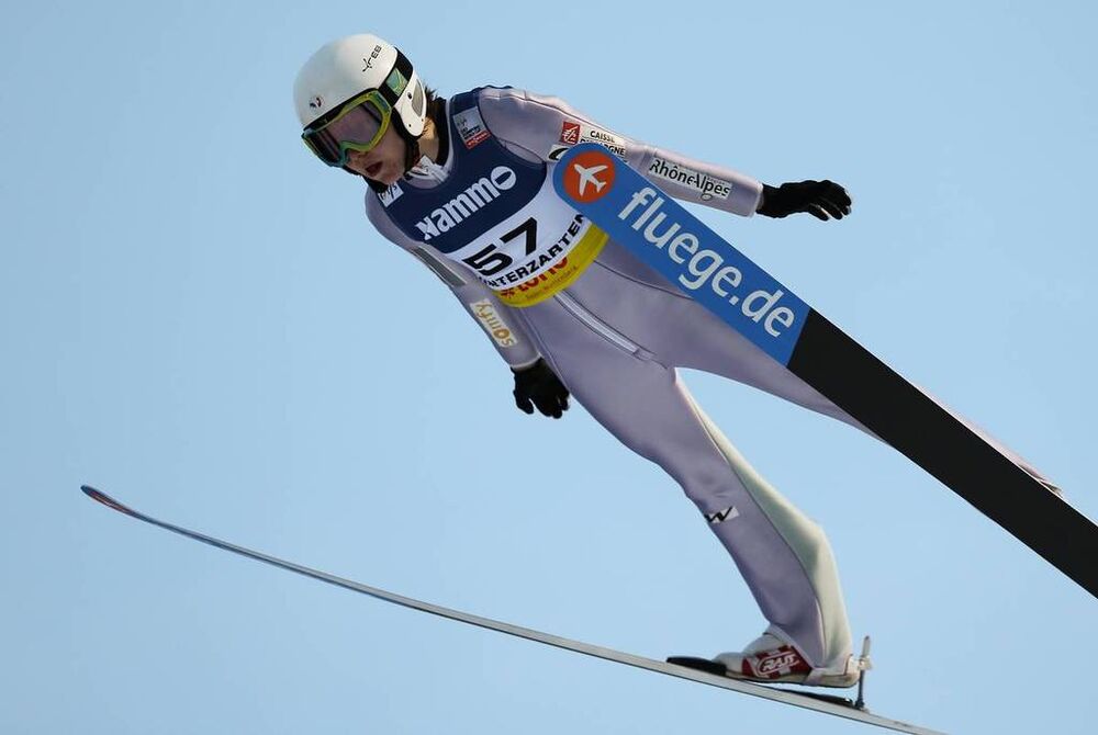 20.12.2013, Hinterzarten, Germany (GER): Julia Clair (FRA)- FIS world cup ski jumping ladies, training, Hinterzarten (GER). www.nordicfocus.com. © Laiho/NordicFocus. Every downloaded picture is fee-liable.