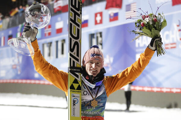 15.03.2014, Harrachov, Czech Republic (CZE): Severin Freund (GER), Fischer- FIS ski flying world championships, ski jumping, individual HS205, Harrachov (CZE). www.nordicfocus.com. © Domanski/NordicFocus. Every downloaded picture is fee-liable. NordicFocus