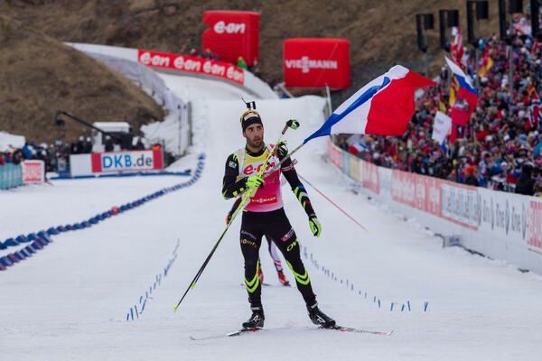 23.03.2014, Oslo, Norway (NOR): Martin Fourcade (FRA)- IBU world cup biathlon Holmenkollen, mass men, Oslo (NOR). www.nordicfocus.com. © Manzoni/NordicFocus. Every downloaded picture is fee-liable. NordicFocus