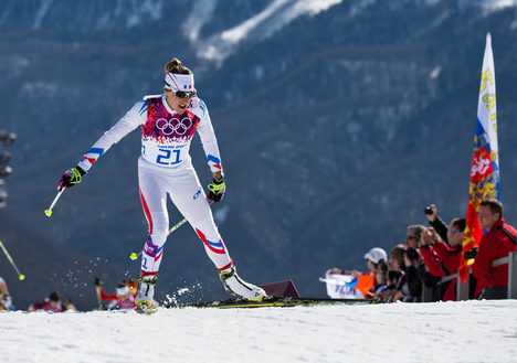 22.02.2014, Sochi, Russia (RUS): Coraline Hugue (FRA), Fischer, One Way, Rottefella- XXII. Olympic Winter Games Sochi 2014, cross-country, 30km women, Sochi (RUS). www.nordicfocus.com. © NordicFocus. Every downloaded picture is fee-liable. NordicFocus 22.02.2014, Sochi, Russia (RUS): Coraline Hugue (FRA), Fischer, One Way, Rottefella- XXII. Olympic Winter Games Sochi 2014, cross-country, 30km women, Sochi (RUS). www.nordicfocus.com. © NordicFocus. Every downloaded picture is fee-liable.