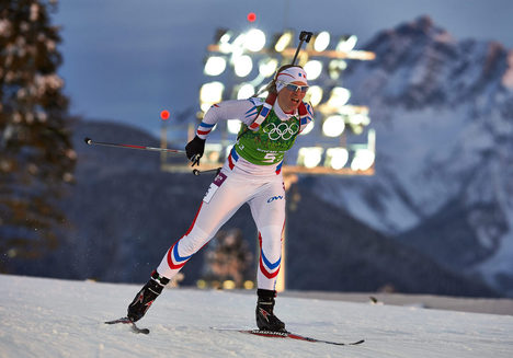 19.02.2014, Sochi, Russia (RUS): Anais Bescond (FRA)- XXII. Olympic Winter Games Sochi 2014, biathlon, relay mixed, Sochi (RUS). www.nordicfocus.com. © NordicFocus. Every downloaded picture is fee-liable. NordicFocus 19.02.2014, Sochi, Russia (RUS): Anais Bescond (FRA)- XXII. Olympic Winter Games Sochi 2014, biathlon, relay mixed, Sochi (RUS). www.nordicfocus.com. © NordicFocus. Every downloaded picture is fee-liable.