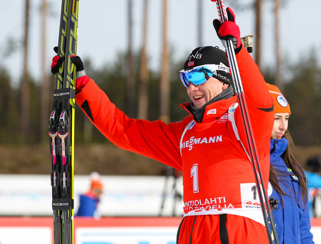 16.03.2014, Kontiolahti, Finland (FIN): Johannes Thingnes Boe (NOR), Fischer, Rottefella, Swix, Odlo, Alpina- IBU world cup biathlon, pursuit men, Kontiolahti (FIN). www.nordicfocus.com. © Laiho/NordicFocus. Every downloaded picture is fee-liable. NordicFocus 16.03.2014, Kontiolahti, Finland (FIN): Johannes Thingnes Boe (NOR), Fischer, Rottefella, Swix, Odlo, Alpina- IBU world cup biathlon, pursuit men, Kontiolahti (FIN). www.nordicfocus.com. © Laiho/NordicFocus. Every downloaded picture is fee-liable.