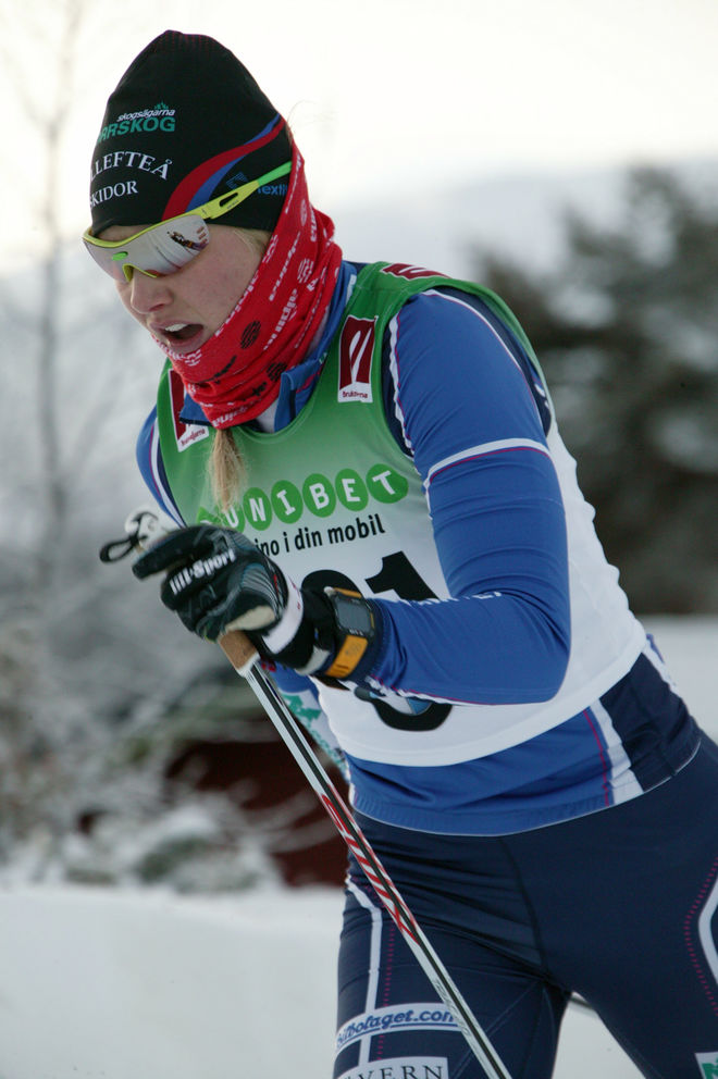 MARIKA SUNDIN, Sollefteå vann damklassen i Grönklittsjakten efter en tuff fight med Helene Söderlund, Mora. Foto/rights: MARCELA HAVLOVA/sweski.com