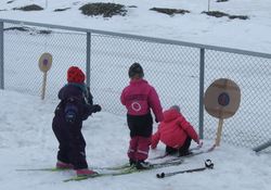 Skiskyting i Polarflokken barnehage