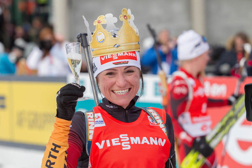 23.03.2014, Oslo, Norway (NOR): Andrea Henkel (GER)- IBU world cup biathlon Holmenkollen, mass women, Oslo (NOR). www.nordicfocus.com. © Manzoni/NordicFocus. Every downloaded picture is fee-liable.