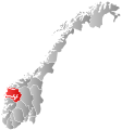 Sogn og Fjordane within Norway