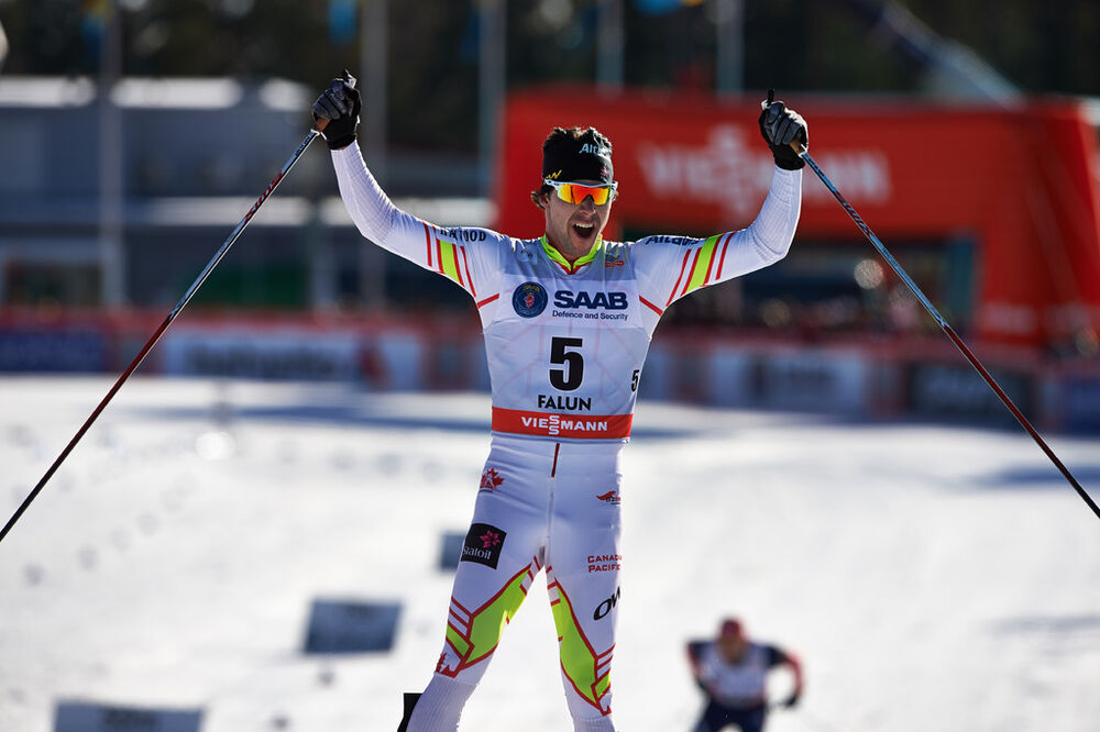 15.03.2014, Falun, Sweden (SWE): Alex Harvey (CAN)- FIS world cup cross-country, skiathlon men, Falun (SWE). www.nordicfocus.com. © Felgenhauer/NordicFocus. Every downloaded picture is fee-liable.