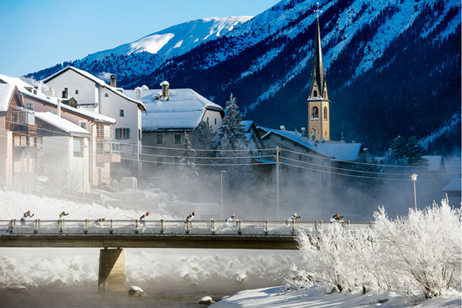 DEN VACKRA Engadin-dalen får sitt permanenta lopp i Swix Ski Classics när nu La Diagonela går in från och med 2015 som fast tävling. Foto: SWIX SKI CLASSICS