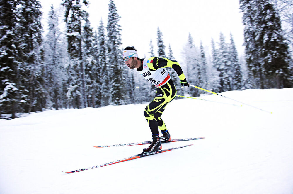24.11.2012, Gaellivare, Sweden (SWE): Martin Fourcade (FRA)- FIS world cup cross-country, 15km men, Gaellivare (SWE). www.nordicfocus.com. © Felgenhauer/NordicFocus. Every downloaded picture is fee-liable.
