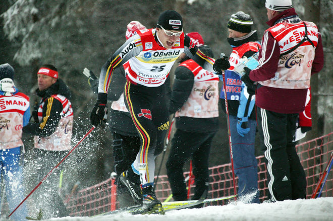 BENJAMIN SEIFERT har varit ut och in av det tyska landslaget under många år. Här är han i action under Tour de Ski på hemmaplan i Oberhof. Foto: MOA MOLANDER KRISTIANSEN/sweski.com