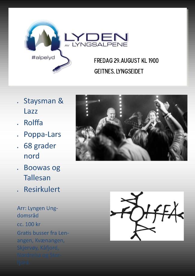 plakat lyden av lyngsalpene