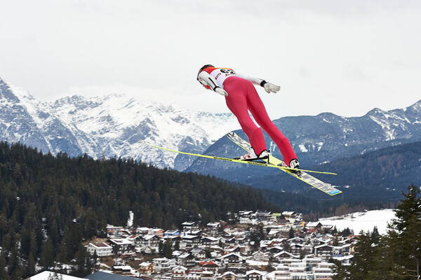 17.01.2014, Seefeld, Austria (AUT): Johannes Rydzek (GER)- FIS world cup nordic combined, individual gundersen HS109/5km, Seefeld (AUT). www.nordicfocus.com. © Felgenhauer/NordicFocus. Every downloaded picture is fee-liable. NordicFocus