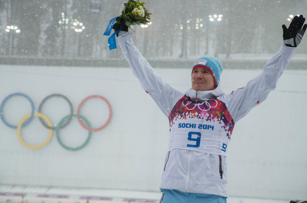 18.02.2014, Sochi, Russia (RUS): Emil Hegle Svendsen (NOR)- XXII. Olympic Winter Games Sochi 2014, biathlon, mass men, Sochi (RUS). www.nordicfocus.com. © NordicFocus. Every downloaded picture is fee-liable.