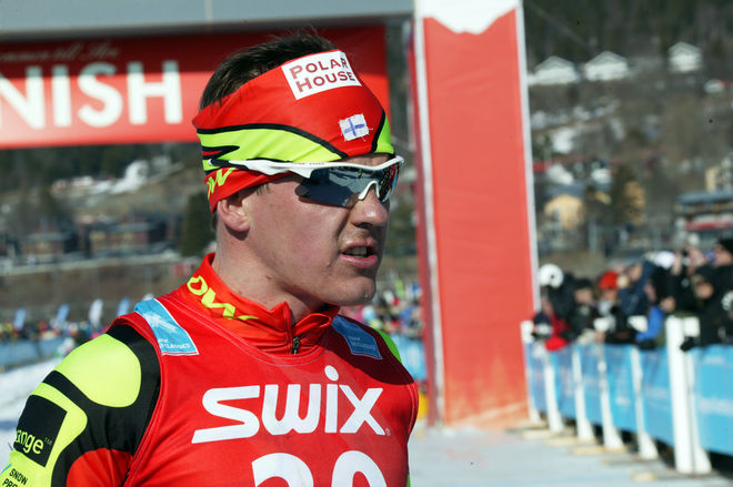 OS-MÄSTAREN och landslagsmannen Sami Jauhojärvi tillhörde också Snowproof Racing Team. Bilden är från Årefjällsloppet i år. Foto/rights: MARCELA HAVLOVA/sweski.com