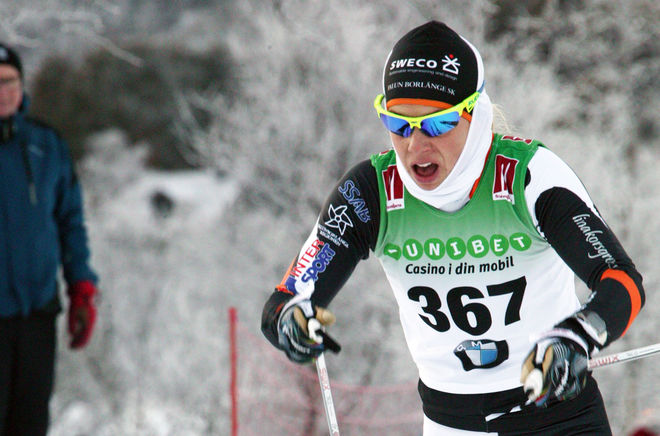 LINA KORSGREN har flyttat till Åre inför den kommande säsongen. Falun/Borlänge-åkaren åker också långlopp för Team SkiProAm. Foto: MARCELA HAVLOVA/sweski.com