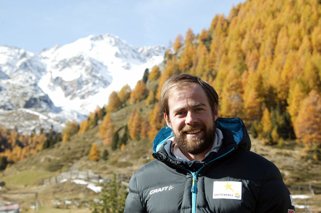 TILLBAKA TILL VAL SENALES. Här är förbundskapten Rikard Grip under förra höstens läger i Val Senales i Italien. Foto: KJELL-ERIK KRISTIANSEN
