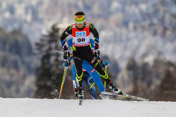 26.01.2014, Oberstdorf, Germany (GER): Jason Lamy Chappuis (FRA), Salomon, Swix, One Way- FIS world cup nordic combined, individual gundersen HS137/10km, Oberstdorf (GER). www.nordicfocus.com. © Laiho/NordicFocus. Every downloaded picture is fee-liable. NordicFocus