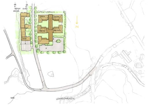 Harestua forskjøvet plan Harestua forskjøvet plan