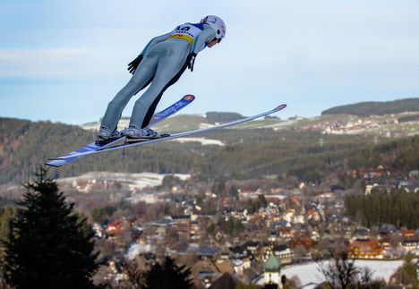 21.12.2013, Hinterzarten, Germany (GER): Coline Mattel (FRA), Fluege.de- FIS world cup ski jumping ladies, individual HS106, Hinterzarten (GER). www.nordicfocus.com. © Laiho/NordicFocus. Every downloaded picture is fee-liable. NordicFocus 21.12.2013, Hinterzarten, Germany (GER): Coline Mattel (FRA), Fluege.de- FIS world cup ski jumping ladies, individual HS106, Hinterzarten (GER). www.nordicfocus.com. © Laiho/NordicFocus. Every downloaded picture is fee-liable.