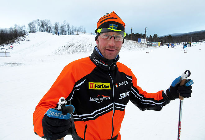 ANDERS SÖDERGREN slutade trea i säsongens sista tävling, Fossavatn Ski Maraton på Island. Foto: KJELL-ERIK KRISTIANSEN