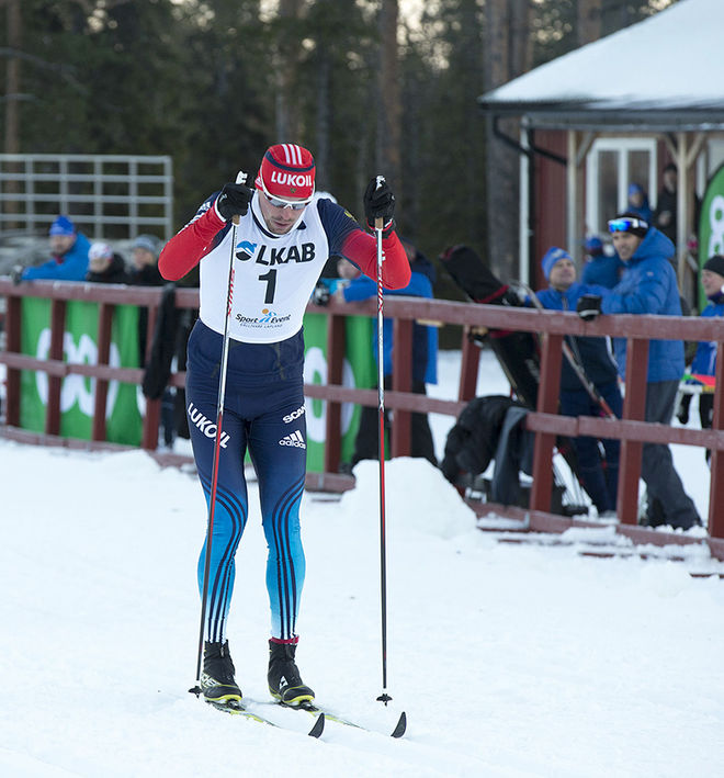 SERGEY USTIUGOV, Ryssland vann sprinten i Gällivare. Foto: YNGVE JOHANSSON, Imega Promotion