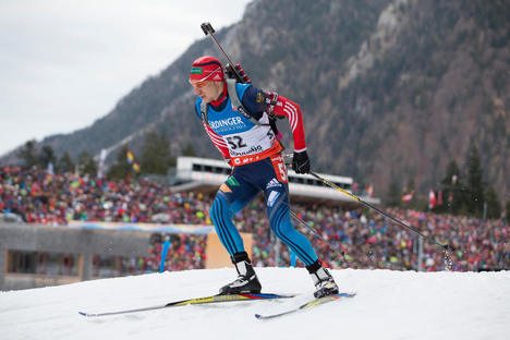 11.01.2014, Ruhpolding, Germany (GER): Alexander Loginov (RUS)- IBU world cup biathlon, individual men, Ruhpolding (GER). www.nordicfocus.com. © Manzoni/NordicFocus. Every downloaded picture is fee-liable. NordicFocus 11.01.2014, Ruhpolding, Germany (GER): Alexander Loginov (RUS)- IBU world cup biathlon, individual men, Ruhpolding (GER). www.nordicfocus.com. © Manzoni/NordicFocus. Every downloaded picture is fee-liable.