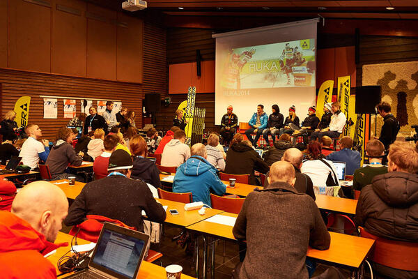 28.11.2014, Ruka, Finland (FIN): Fischer press conference at Ruka conference center- FIS world cup cross-country, training, Ruka (FIN). www.nordicfocus.com. © Felgenhauer/NordicFocus. Every downloaded picture is fee-liable. NordicFocus