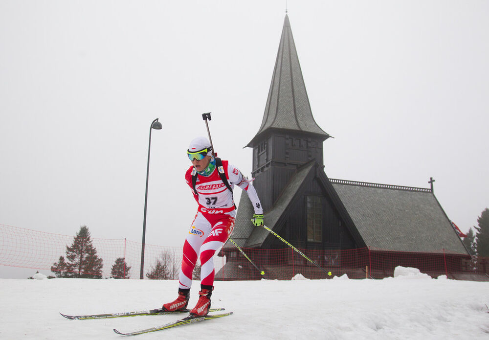 20.03.2014, Oslo, Norway (NOR): Weronika Novakowska (POL)- IBU world cup biathlon Holmenkollen, sprint women, Oslo (NOR). www.nordicfocus.com. © Manzoni/NordicFocus. Every downloaded picture is fee-liable.
