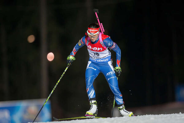 04.12.2014, Oestersund, Sweden (SWE):Veronika Vitkova (CZE) - IBU world cup biathlon, individual women, Oestersund (SWE). www.nordicfocus.com. © Manzoni/NordicFocus. Every downloaded picture is fee-liable. NordicFocus