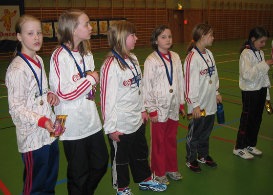 Medaljeutdeling - første del