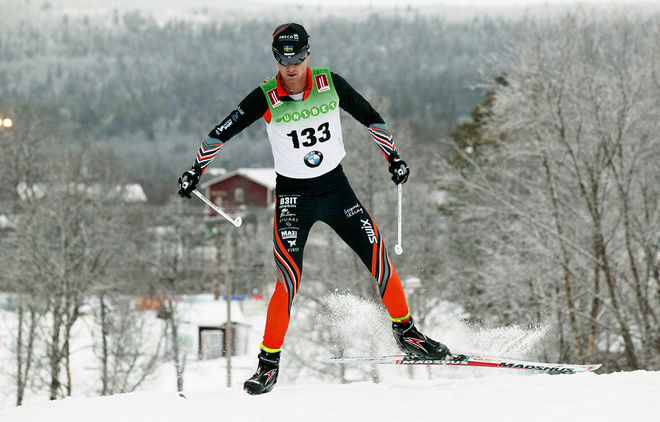 SIMON ANDERSSON, Falun-Borlänge SK är en av dom som jagar en medalj på SM-femmilen i Kalix under lördagen. Foto/rights: MARCELA HAVLOVA/sweski.com