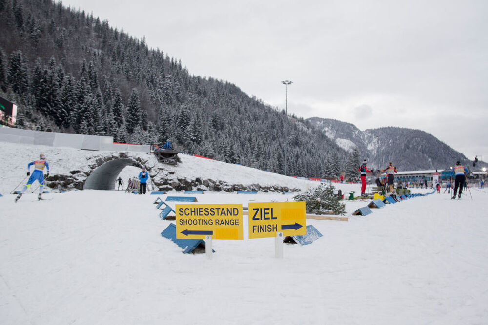 10.12.2014, Hochfilzen, Austria (AUT): Event Feature: Stadium athmosphere - IBU world cup biathlon, training, Hochfilzen (AUT). www.nordicfocus.com. © Manzoni/NordicFocus. Every downloaded picture is fee-liable.