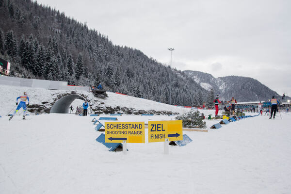 10.12.2014, Hochfilzen, Austria (AUT): Event Feature: Stadium athmosphere - IBU world cup biathlon, training, Hochfilzen (AUT). www.nordicfocus.com. © Manzoni/NordicFocus. Every downloaded picture is fee-liable. NordicFocus