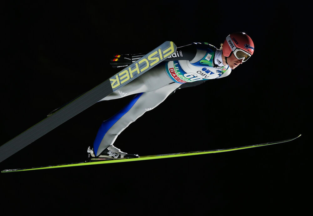07.12.2014, Lillehammer, Norway (NOR): Severin Freund (GER), Fischer- FIS world cup ski jumping, individual HS138, Lillehammer (NOR). www.nordicfocus.com. © Laiho/NordicFocus. Every downloaded picture is fee-liable.