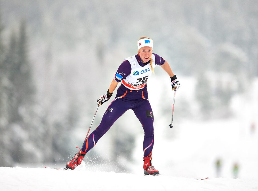05.12.2014, Lillehammer, Norway (NOR): Silje Oeyre Slind (NOR)- FIS world cup cross-country, individual sprint, Lillehammer (NOR). www.nordicfocus.com. © Felgenhauer/NordicFocus. Every downloaded picture is fee-liable.