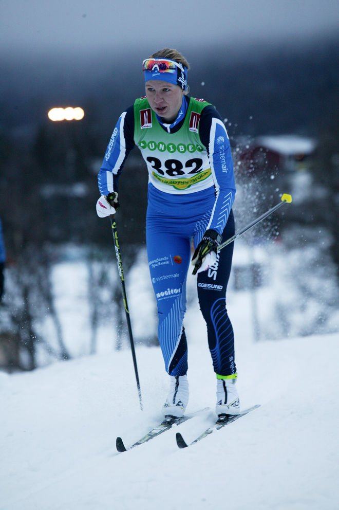 EVELINA SETTLIN, Hudiksvalls IF är bästa svenska i Skandinaviska cupen, men Norge dominerar fullständigt både på dam- och herrsidan. Foto/rights: MARCELA HAVLOVA/sweski.com