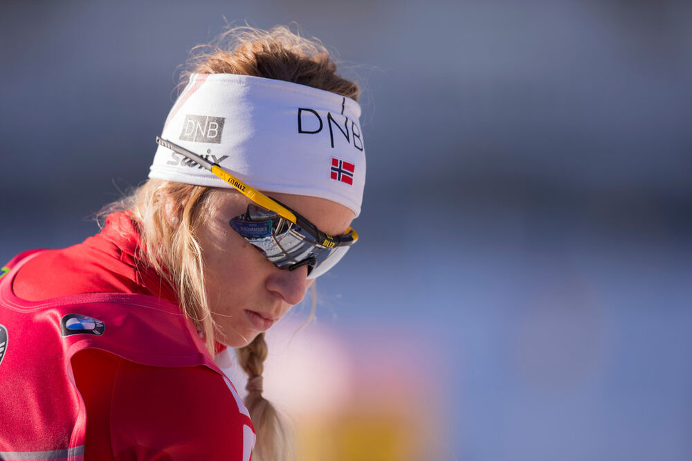 18.12.2014, Pokljuka, Slovenia (SLO): Tiril Eckhoff (NOR)- IBU world cup biathlon, sprint women, Pokljuka (SLO). www.nordicfocus.com. © Manzoni/NordicFocus. Every downloaded picture is fee-liable.