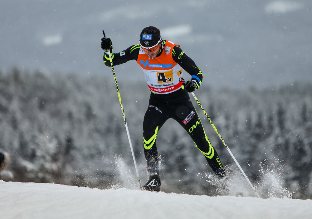 08.12.2013, Lillehammer, Norway (NOR): Robin Duvillard (FRA), Rossignol, One Way- FIS world cup cross-country, 4x7.5km men, Lillehammer (NOR). www.nordicfocus.com. © Laiho/NordicFocus. Every downloaded picture is fee-liable.