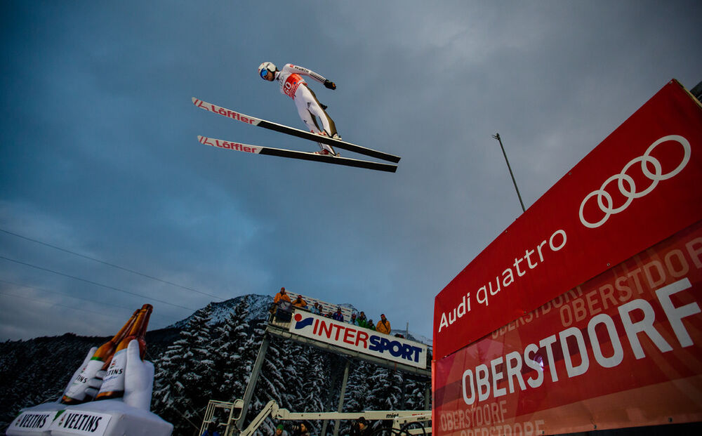 27.12.2014, Oberstdorf, Germany (GER): Marinus Kraus (GER), Loeffler- FIS world cup ski jumping, four hills tournament, individual HS137, Qualification, Oberstdorf (GER). www.nordicfocus.com. © Laiho/NordicFocus. Every downloaded picture is fee-liable.