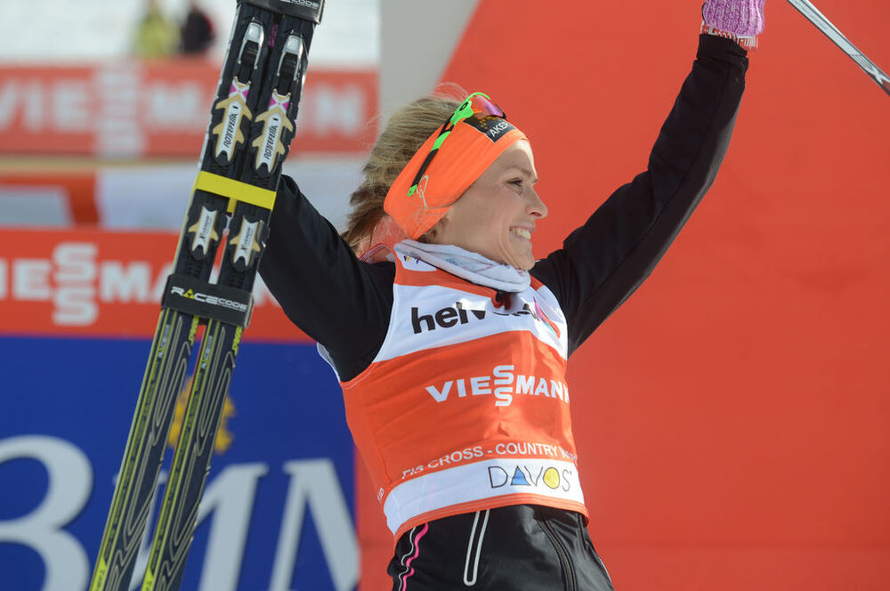 13.12.2014, Davos, Switzerland (SUI):Therese Johaug (NOR) - FIS world cup cross-country, 10km women, Davos (SUI). www.nordicfocus.com. © Rauschendorfer/NordicFocus. Every downloaded picture is fee-liable.