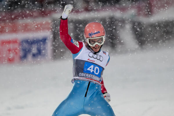29.12.2014, Oberstdorf, Germany (GER): Stefan Kraft (AUT), Fischer- FIS world cup ski jumping, four hills tournament, individual HS137, Oberstdorf (GER). www.nordicfocus.com. © Laiho/NordicFocus. Every downloaded picture is fee-liable. NordicFocus