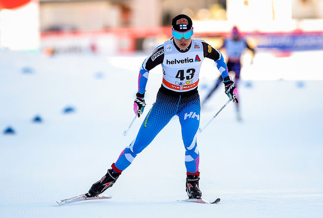 KRISTA PÄRMÄKOSKI (fd Lähteenmäki) är ett finskt hopp i Tour de Ski. Foto: NORDIC FOCUS