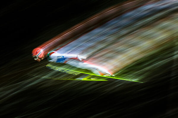 05.01.2015, Bischofshofen, Austria (AUT): Stefan Kraft (AUT), Fischer- FIS world cup ski jumping, four hills tournament, individual HS140, qualification, Bischofshofen (AUT). www.nordicfocus.com. © Laiho/NordicFocus. Every downloaded picture is fee-liab NordicFocus