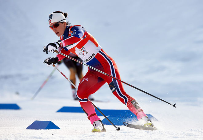 MARIT BJØRGEN är tillbaka. Men hon kommer inte att åka Tour de Ski den kommande vintern, allt fokus ligger på att lyckas vid skid-VM i Lahtis. Foto: NORDIC FOCUS
