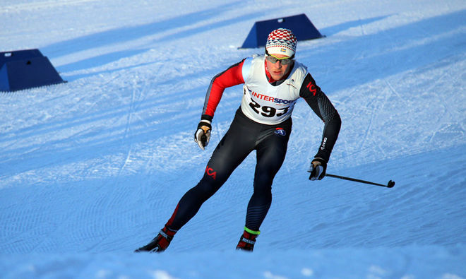 LARS NELSON var bäste svensk, men först på en 10:e plats på Lugnet. Foto: THORD ERIC NILSSON